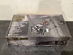 lot 505 image: Black Jack T830023W Garage Jack Dual Piston Quick Lift Performance,3 Ton Black