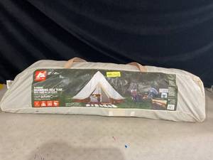 lot 307 image: Ozark Trail 15 x 15 8-Person Glamping Bell Tent with String Lights