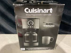 lot 313 image: Cuisinart 12 Cup Coffeemaker