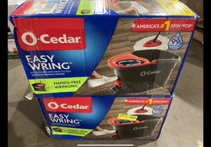 lot 327 image: LOT OF 2 O-Cedar EasyWring Spin Mop & Bucket System