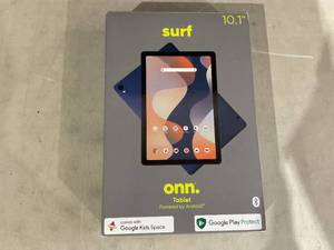 lot 348 image: onn. 10.1 Tablet, 32GB, (2024 Model) - Indigo LOCKED WITH PASSWORD
