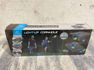 lot 136 image: EastPoint Sports Light-Up Bean Bag Toss Plastic Cornhole Set