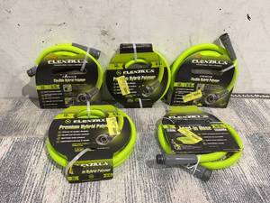 lot 164 image: LOT OF 5 Flexzilla Garden Hoses, Varying Sizes