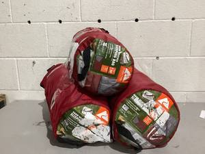 lot 482 image: LOT OF 3 Ozark Trail 50-Degree Warm Weather Rectangular Sleeping Bags