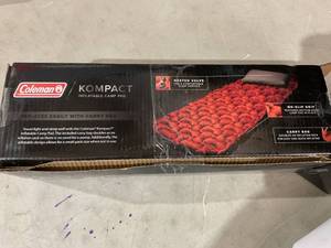 lot 388 image: Coleman Kompact Premium Inflatable Camp Pad, Tiger Lily