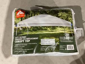 lot 374 image: Ozark Trail 10x10 Instant Canopy Top Replacement