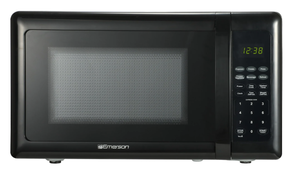 lot 75 image: Emerson 0.7 Cu. Ft. 700 Watt, Black Microwave Oven with Touch Control, MW7302B