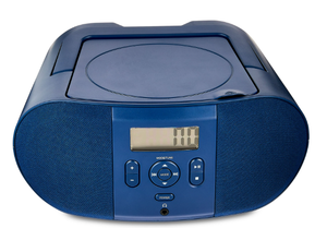 lot 160 image: LOT OF 2 Groove Onn. Portable CD Boombox with Digital FM Radio