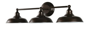 lot 188 image: Better Homes & Gardens Modern Farmhouse Triple Wall Scones 3-Light Vanity Light