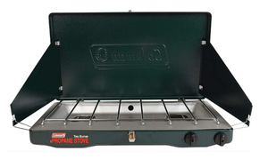lot 246 image: Coleman Gas Stove Portable Propane Gas Classic Camp Stove with 2 Burners