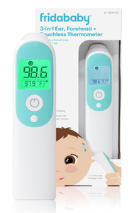 lot 247 image: Frida Baby Thermometer, 3-in-1 Infrared Thermometer for Ear, Forehead & Touchless