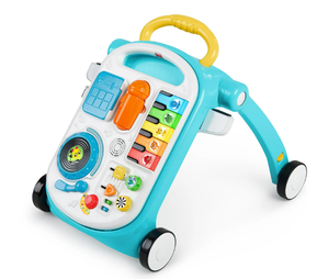 lot 584 image: Baby Einstein Musical Mix N roll 4-in-1 Push Walker, Activity Center, Toddler Table and Floor Toy for 6 Months Unisex