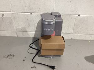 lot 597 image: Keurig K-Duo Essentials, Hot & Iced Single-Serve K-Cup Pod Coffee Maker & Carafe, Moonlight Grey