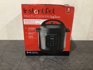 lot 574 image: Instant Pot Chef Series 8 Qt Pressure Cooker and Multi-Cooker