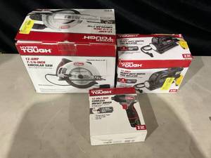 lot 391 image: LOT OF 3 Hyper Tough Tools