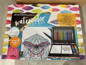 lot 399 image: LOT OF 4 Art 101 Budding Artist Watercolor Art Painting Set for Children to Adults