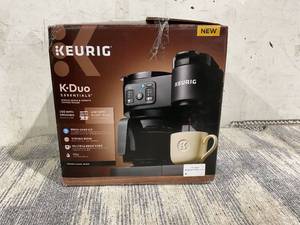 lot 82 image: Keurig K-Duo Essentials, Hot & Iced Single-Serve K-Cup Pod Coffee Maker & Carafe