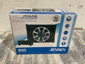lot 86 image: Jensen J10ASB 10 Subwoofer in Multi-Mounting Enclosure w Built-in Powered Amplifier