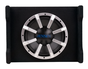 lot 85 image: Jensen J10ASB 10 Subwoofer in Multi-Mounting Enclosure w Built-in Powered Amplifier