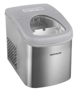 lot 708 image: Frigidaire, 26 Lbs. Ice Maker, Red Stainless Steel, EFIC130