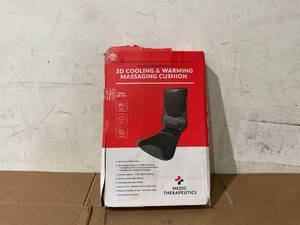 lot 756 image: Portable Vibrating Cooling & Heating Massage Cushion
