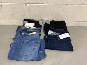 lot 703 image: LOT OF 5 Womens Jeans Size 14