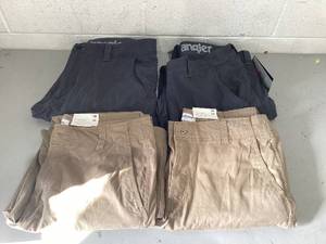 lot 750 image: LOT OF 4 Mens Pants Size 36x34