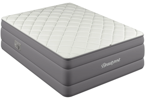 lot 95 image: Beautyrest 20 Cushion Aire Quilted Removable Pillow Top Air Bed Mattress with Built-in Pump Queen