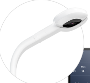 lot 97 image: Nanit Pro Smart Baby Monitor with HD Camera & Floor Stand