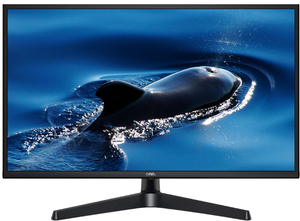 lot 101 image: onn. 24 FHD (1920 x 1080p) 75hz Office Monitor with 6 ft HDMI Cable, Black