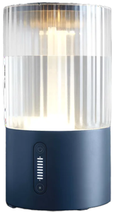 lot 107 image: Mainstays Round Ultrasonic Cool Mist Top Fill Humidifier with Aroma, Blue