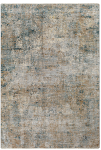 lot 266 image: Better Homes & Gardens Green Abstract Area Rug, Green, 5 x 7