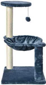 lot 449 image: Vibrant Life 3-Level Cat Tower with Hammock and Sisal Post,26.7inch,Blue