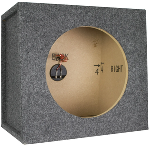 lot 457 image: Scosche SE12KT Build-your-own 12 Inch Subwoofer Stereo Enclosure Gray Carpet