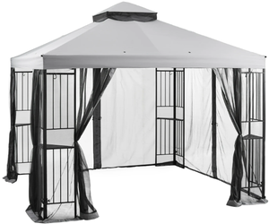lot 459 image: Mainstays 10 x 10 Easy Assembly Outdoor Furniture Patio Gazebo