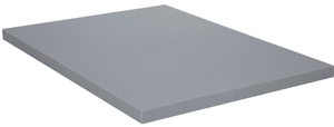 lot 487 image: Allswell 3 Sleep Cool Memory Foam Mattress Topper Infused with Graphite, King