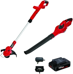 lot 507 image: Hyper Tough 20V Max Cordless Trimmer Sweeper Combo