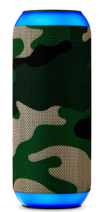 lot 561 image: onn. Large Rugged Speaker with LED Lighting, Camo