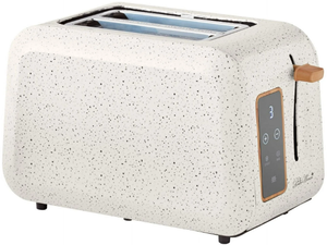 lot 583 image: The Pioneer Woman Digital 2-Slice Toaster, Linen Speckle