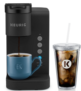 lot 596 image: Keurig K-Iced Essentials Iced and Hot Single-Serve K-Cup Pod Coffee Maker, Black