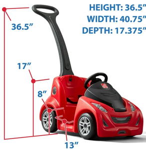 lot 616 image: Step2 Red Push-Around Buggy GT Push Car and Toddler Toy for Kids
