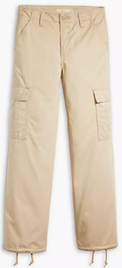 lot 767 image: Levis Womens Mid Rise 94 Baggy Cargo Pants, Size 28x30