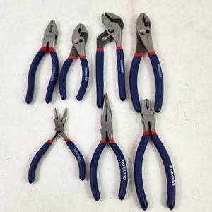 lot 207 image: Lot Of Seven New Workpro Pliers