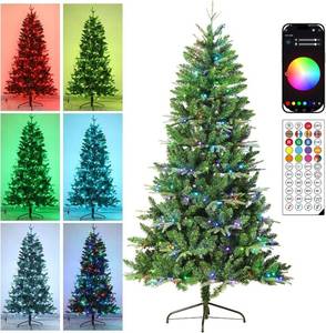 lot 37 image: Dxbusuksb 5 Foot Spruce Artificial Holiday Christmas Tree