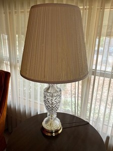 Vintage Crystal Table Lamp