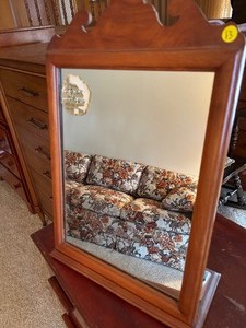 Vintage Vanity Mirror built in base