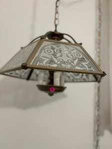 Glass Hanging Light