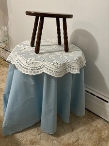 Round Table and Small Stool