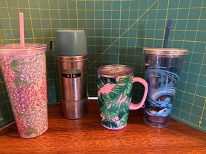 Drink Cups and a Thermos
