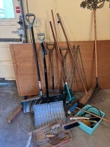 Shovels, Rakes and more